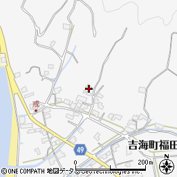 愛媛県今治市吉海町福田243周辺の地図