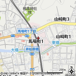 和歌山県海南市馬場町周辺の地図