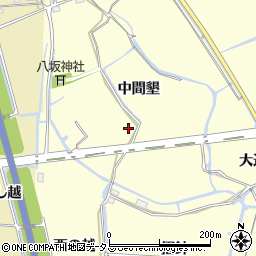 徳島県鳴門市大津町段関中間墾周辺の地図
