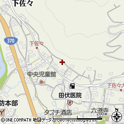 和歌山県海草郡紀美野町下佐々191周辺の地図