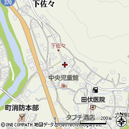 和歌山県海草郡紀美野町下佐々165-1周辺の地図