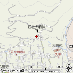 和歌山県海草郡紀美野町下佐々296周辺の地図