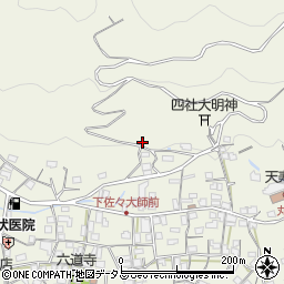 和歌山県海草郡紀美野町下佐々292周辺の地図