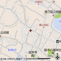 香川県三豊市豊中町下高野1600周辺の地図
