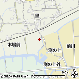 徳島県鳴門市大麻町姫田木場前周辺の地図