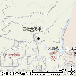 和歌山県海草郡紀美野町下佐々374周辺の地図