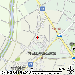 香川県三豊市豊中町笠田竹田1232周辺の地図