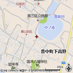 香川県三豊市豊中町下高野1521周辺の地図
