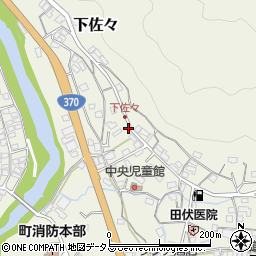 和歌山県海草郡紀美野町下佐々77-4周辺の地図