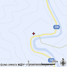 奈良県吉野郡上北山村小橡71周辺の地図