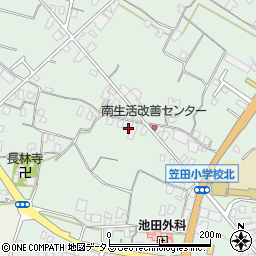 香川県三豊市豊中町笠田笠岡2446周辺の地図