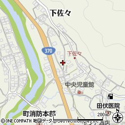 和歌山県海草郡紀美野町下佐々158-2周辺の地図