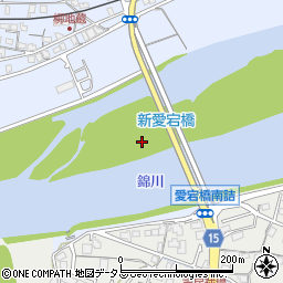 新愛宕橋周辺の地図
