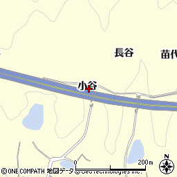 徳島県鳴門市大麻町萩原小谷周辺の地図
