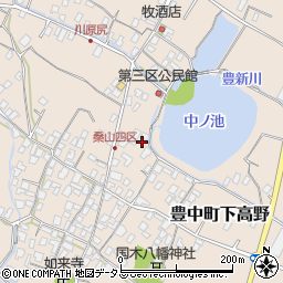 香川県三豊市豊中町下高野1523周辺の地図