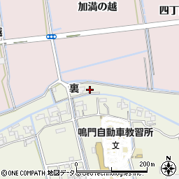 徳島県鳴門市大津町矢倉裏30周辺の地図