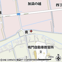 徳島県鳴門市大津町矢倉裏31周辺の地図