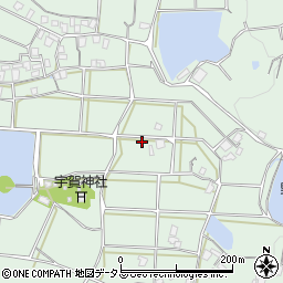 香川県三豊市豊中町笠田笠岡周辺の地図