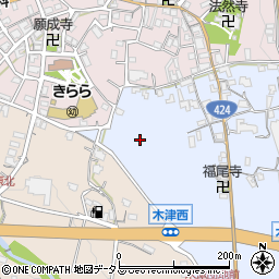 和歌山県海南市木津周辺の地図