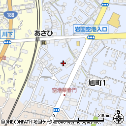 山口県岩国市旭町1丁目1周辺の地図