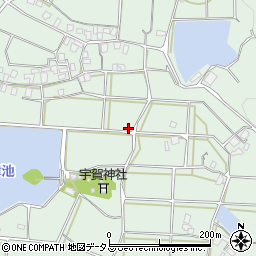 香川県三豊市豊中町笠田笠岡677-1周辺の地図