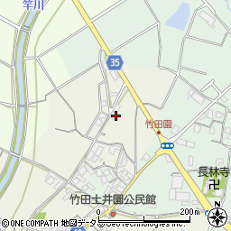 香川県三豊市豊中町笠田竹田1211-2周辺の地図