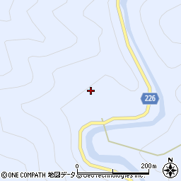 奈良県吉野郡上北山村小橡44周辺の地図