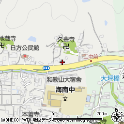和歌山電工海南営業所周辺の地図