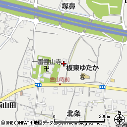 徳島県鳴門市大麻町板東塚鼻周辺の地図