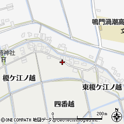 徳島県鳴門市大津町徳長榎ケ江ノ越12-2周辺の地図