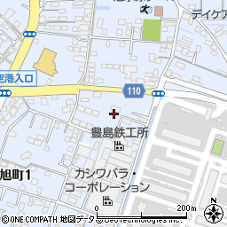 山口県岩国市旭町1丁目12周辺の地図