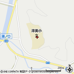 美祢市立淳美小学校周辺の地図