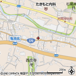阪井郵便局周辺の地図