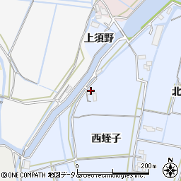 徳島県鳴門市大津町長江西蛭子周辺の地図
