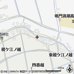 徳島県鳴門市大津町徳長榎ケ江ノ越10周辺の地図