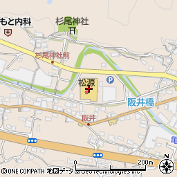 松源周辺の地図