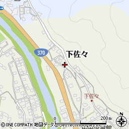 和歌山県海草郡紀美野町下佐々98周辺の地図