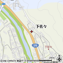 和歌山県海草郡紀美野町下佐々100周辺の地図