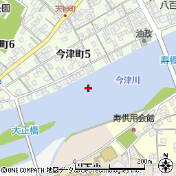 今津川周辺の地図