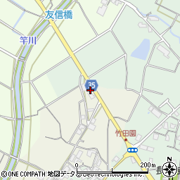 香川県三豊市豊中町笠田竹田1191周辺の地図