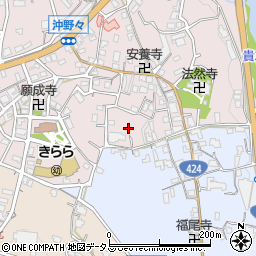 和歌山県海南市沖野々498-2周辺の地図