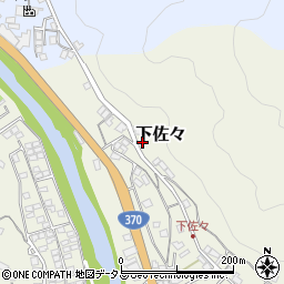 和歌山県海草郡紀美野町下佐々50-1周辺の地図