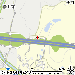 徳島県鳴門市大麻町萩原浄土寺周辺の地図