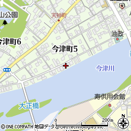 山口県岩国市今津町5丁目11-7周辺の地図