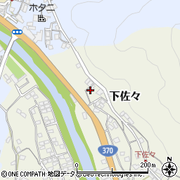 和歌山県海草郡紀美野町下佐々46周辺の地図