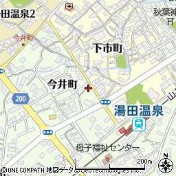 湯田温泉料飲社交組合周辺の地図