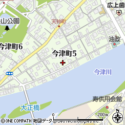 山口県岩国市今津町5丁目12-13周辺の地図