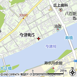 山口県岩国市今津町5丁目5-21周辺の地図