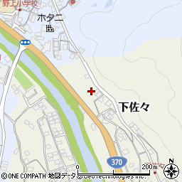 和歌山県海草郡紀美野町下佐々44周辺の地図