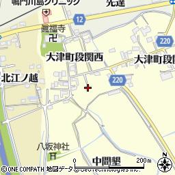 徳島県鳴門市大津町段関西18周辺の地図